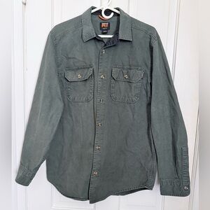 Timberland PRO Dark Green Work Shirt Medium